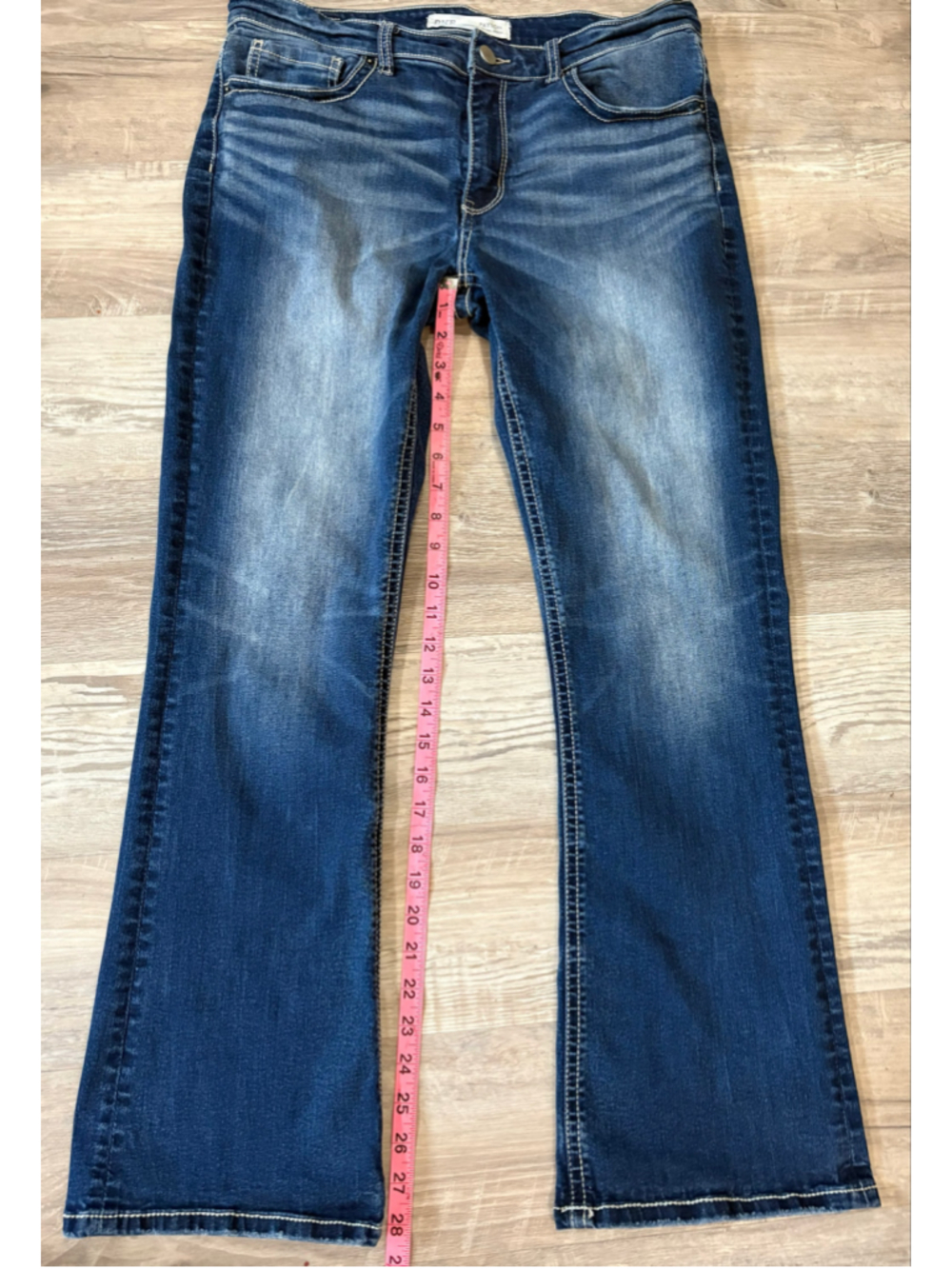 BKE Payton Bootcut Jeans Women's 31x31.5 Universal Fit Mid Rise Blue Stretch - Picture 5 of 9